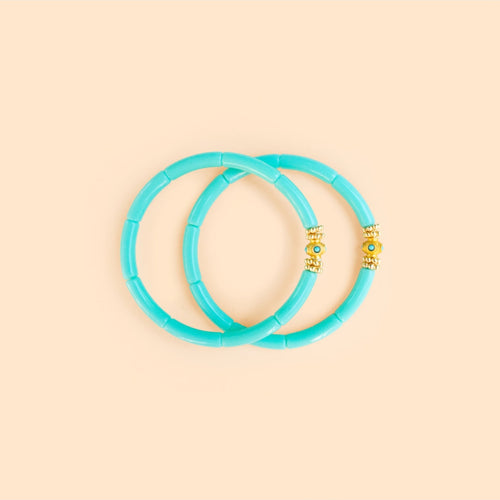 Bracelets Mini Léo - Aqua