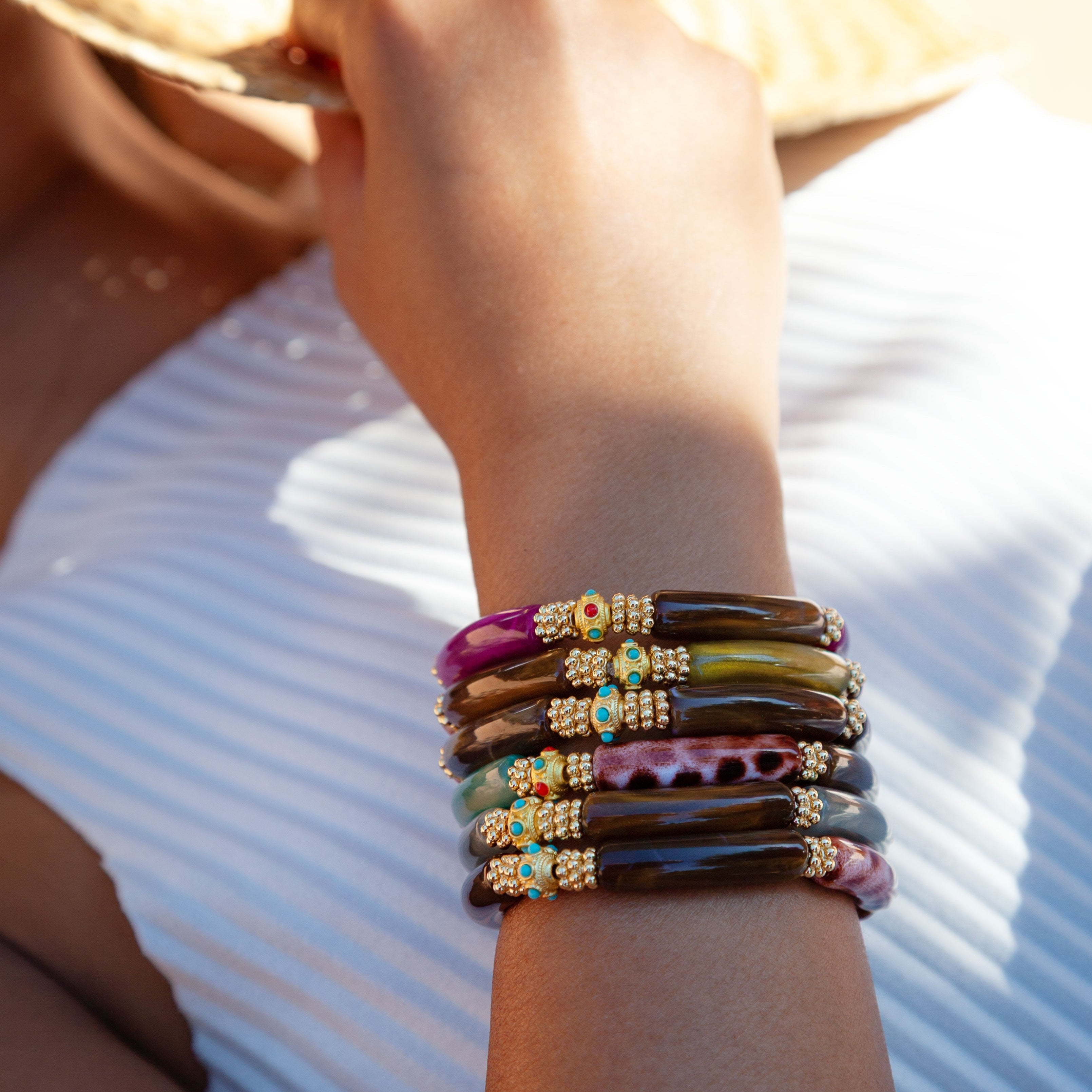 Bracelet Juhu - Brown Kaki