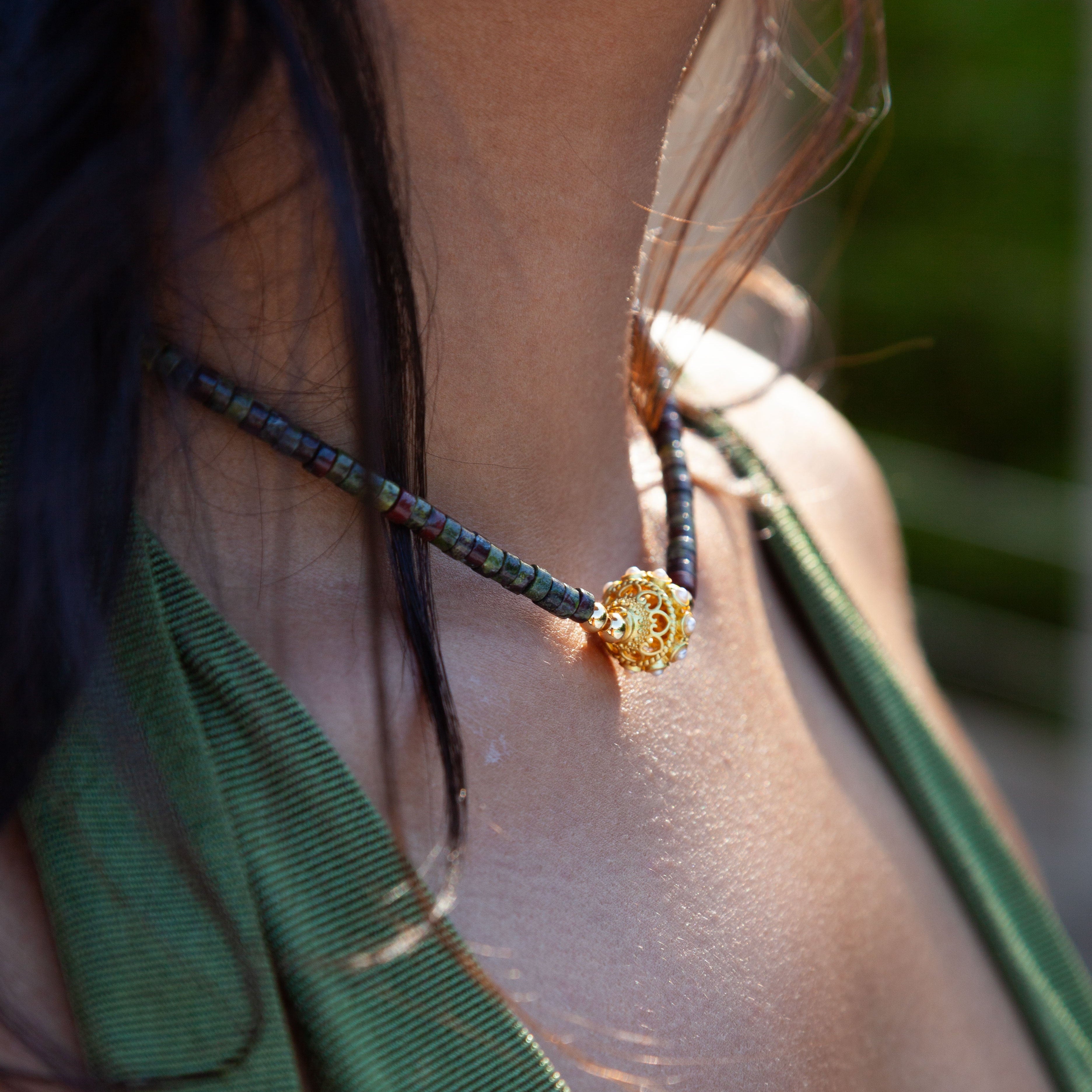 Collier Orti - Kaki