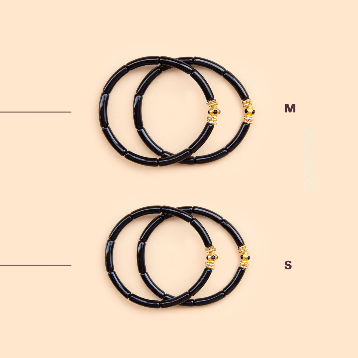 Bracelets Mini Léo - Full Black