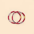 Bracelets Mini Léo - Mix Bordeaux