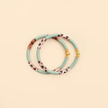 Bracelets Mini Léo - Mix Pistache