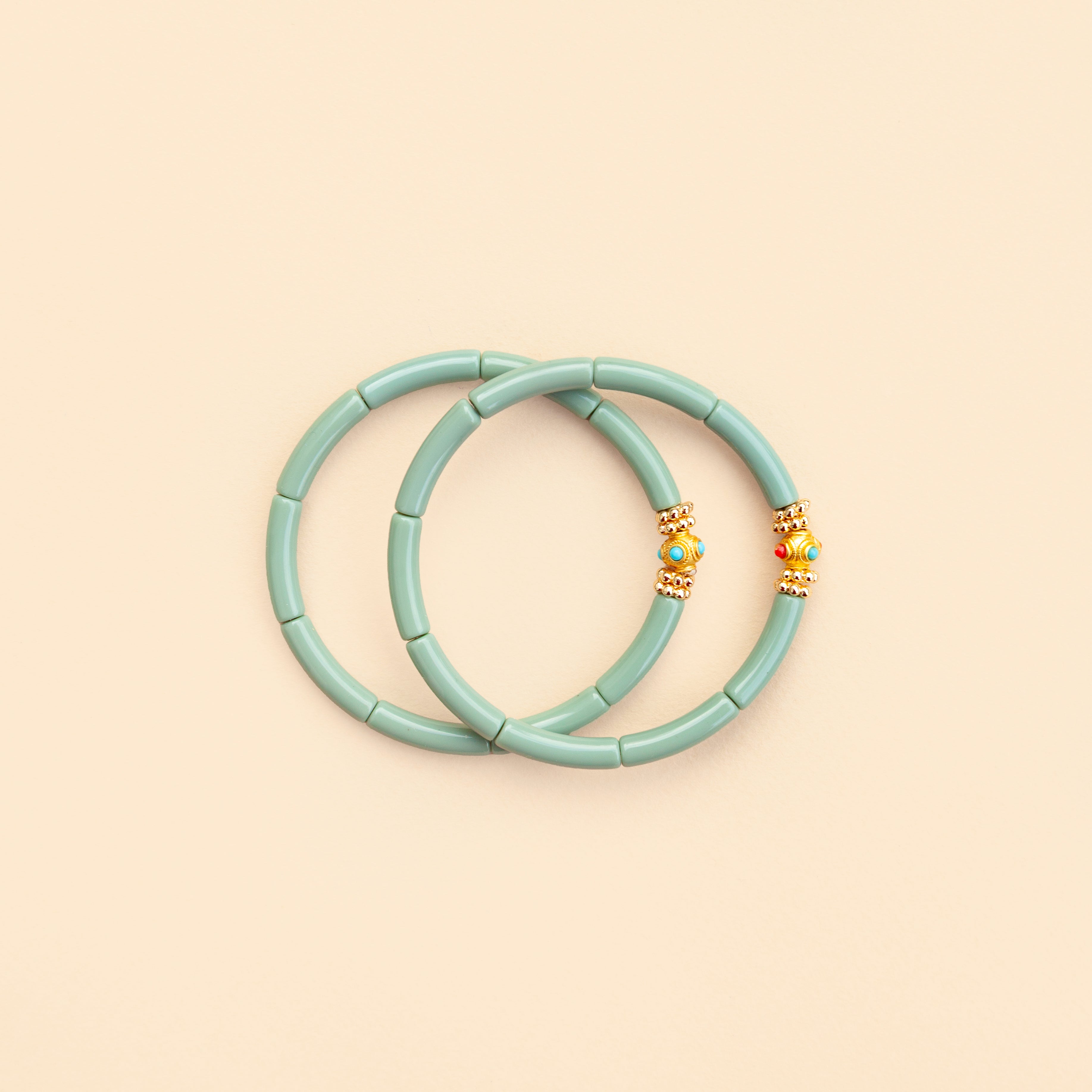 Bracelets Mini Léo - Pistache