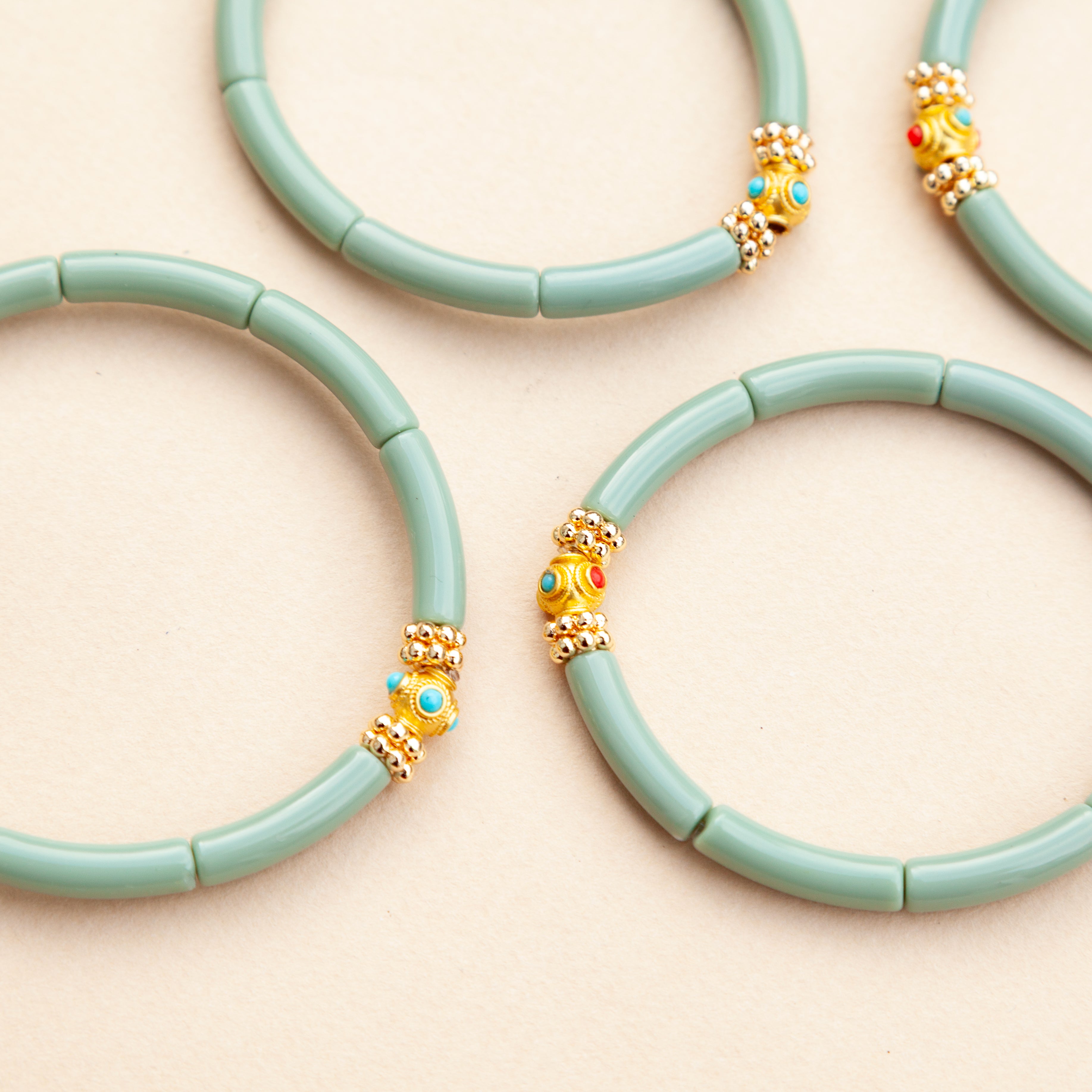 Bracelets Mini Léo - Pistache