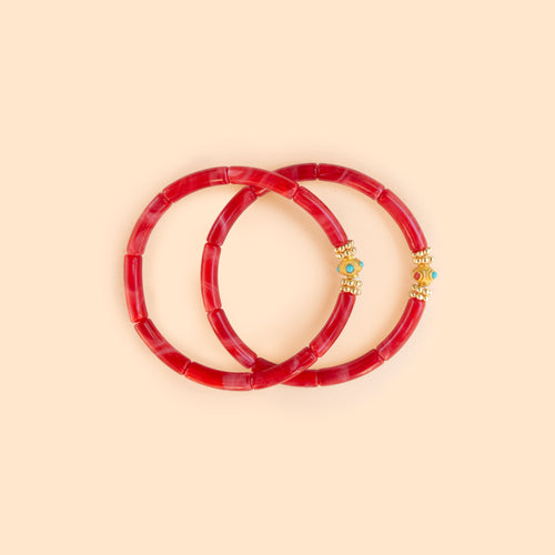 Bracelets Mini Léo - Red