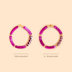 Bracelet Juhu - Monochrome Grenat